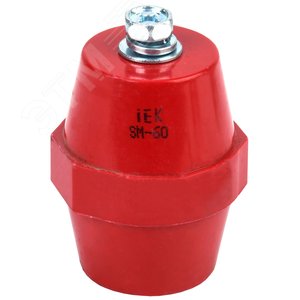 Изолятор SM60 (М8) силовой с болтом - IEK (ИЭК)