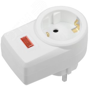 Фильтр сетевой СФ-01 1 место 2P+PE 16А белый - IEK (ИЭК)