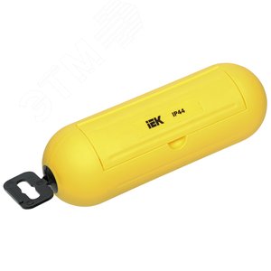 Бокс для защиты кабельного соединения IP44 желтый - IEK (ИЭК)