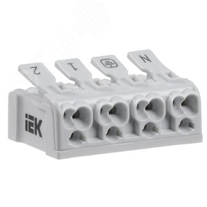 Клемма пружинная соединительная КСП4-2L+N+PE - IEK (ИЭК)