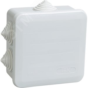 Коробка распределительная КМ41255 100х100х50мм IP44 для наружного монтажа - IEK (ИЭК)