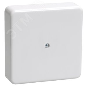 Коробка распределительная КМ41216-01 75х75х28мм  белая с контактной группой