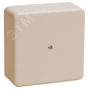 Коробка клеммная 75х75х20 слоновая кость IP20 КМ41212-02 - IEK (ИЭК)