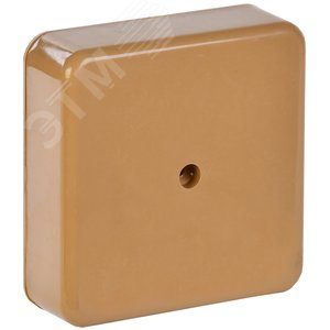 Коробка клеммная 75х75х20 светло-коричневая IP20 КМ41212-03 (UKO10-075-075-020-K21) - IEK (ИЭК)