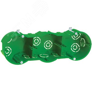 Коробка установочная 212х70х45мм трехместная для полых стен - IEK (ИЭК)
