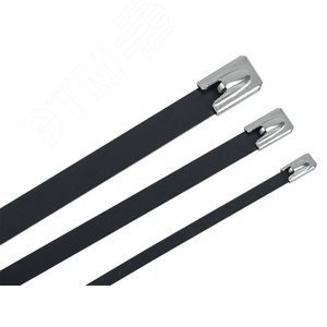 Хомут стальной ХСт 4,6х250мм с пол. покр. (100шт/упак)