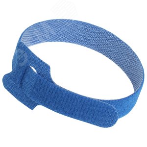 Хомут-липучка ХКл 14х210мм синий (100шт)