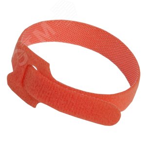 Хомут-липучка ХКл 14х135мм красный (100шт) IEK (UHL10-14-135-100-K04)