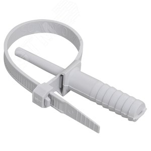 Хомут 7х150мм дюбельный серый (50шт)