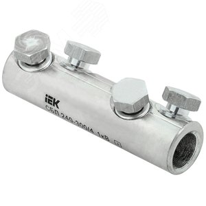 Соединитель болтовой луженый СБЛ 240-300/4 1кВ - IEK (ИЭК)