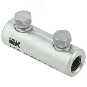Соединитель болтовой луженый СБЛ 25-50/2 1кВ - IEK (ИЭК)