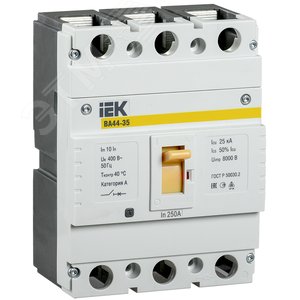 Автоматический выключатель ВА44 35 3Р 200А 25кА - IEK (ИЭК)