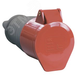 Розетка кабельная 32А 3Р+PE IP44 переносная 380В  224 - IEK (ИЭК)