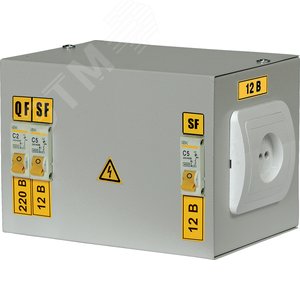 Ящик с понижающим трансформатором ЯТП-230/12/0.25 IP30 с автоматами УХЛ4 - IEK (ИЭК)