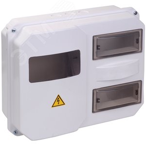 Щит учетно-распределительный навесной ЩУРн-П 1/12 IP55 - IEK (ИЭК)