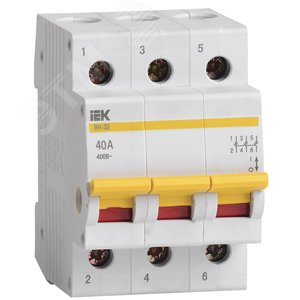 Выключатель нагрузки 3п ВН-32 40А - IEK (ИЭК)
