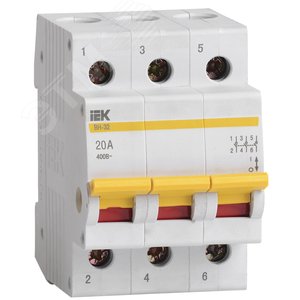 Выключатель нагрузки 3п ВН-32 20А - IEK (ИЭК)