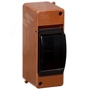 Бокс с прозрачной крышкой КМПн 2/2 для 2-х автоматических выключателей (Дуб) - IEK (ИЭК)