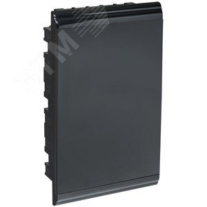 Корпус модульный пластиковый встраиваемый ЩРВ-П-36PRIME черный IP41 - IEK (ИЭК)
