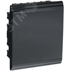 Бокс ЩРВ-П-24 модуля встраиваемый пластик IP41 PRIME черный
