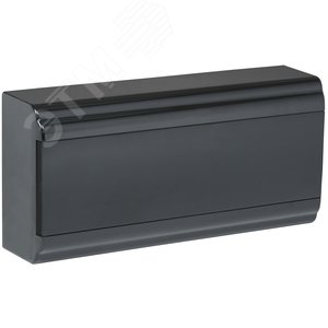 Корпус модульный пл. нав. ЩРН-П-18 PRIME черный IP41 - IEK (ИЭК)