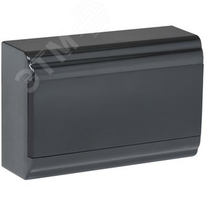 Корпус модульный пластиковый навесной ЩРН-П-12 (черный) PRIME IP41