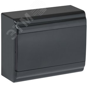 Корпус модульный пл. нав. ЩРН-П-9 PRIME черный IP41 - IEK (ИЭК)