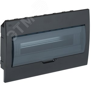 Корпус модульный пл. встр. ЩРВ-П-18 черный IP41