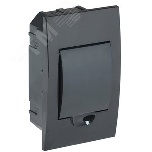 Корпус модульный пл. встр. ЩРВ-П-4 черный IP41 - IEK (ИЭК)