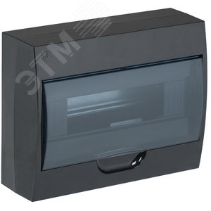 Корпус модульный пл. нав. ЩРН-П-12 черный IP41 - IEK (ИЭК)