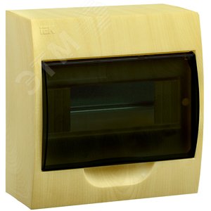 Корпус модульный пластиковый навесной ЩРН-П-8 (сосна) IP41 - IEK (ИЭК)