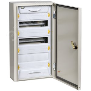 Щит распределительный навесной ЩРн-36з-1 74 с замком IP54 UNIVERSAL - IEK (ИЭК)