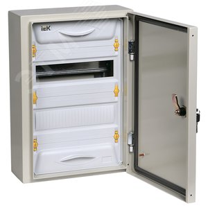 Щит распределительный навесной ЩРн-24з с замком IP54 UNIVERSAL - IEK (ИЭК)