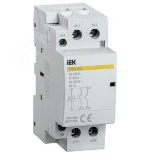 Контактор модульный КМ63-20М AC - IEK (ИЭК)