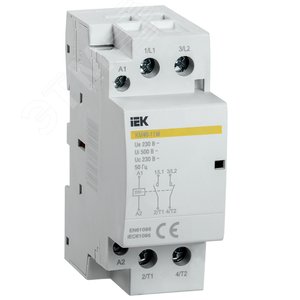 Контактор модульный КМ40-11M AC - IEK (ИЭК)