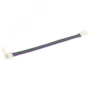 Коннектор 3 шт RGB 10 мм (разъем-15 см-разъем)