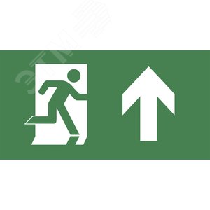 Пиктограмма ''ВЫХОД/стрелка вверх'' PVC для ССА 3000