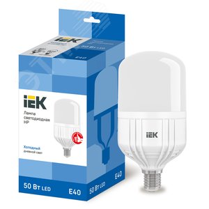 Лампа светодиодная HP 50Вт 230В 6500К E40