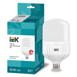 Лампа светодиодная HP 30Вт 230В 4000К E27
