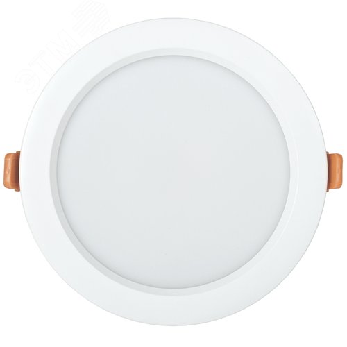 Светильник декоративный светодиодный LED встраиваемый ДВО 1803 PRO белый круг 30Вт 4000K IP40