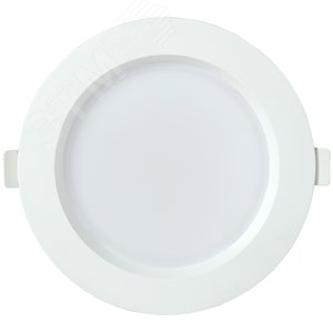 Светильник светодиодный ДВО 1702 белый круг 12Вт 3000K IP40 IEK