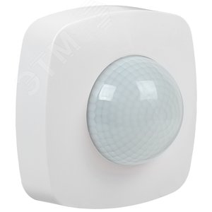 Датчик движения ДД 023 белый 2000 Вт 360 градусов 20м IP20 - IEK (ИЭК)