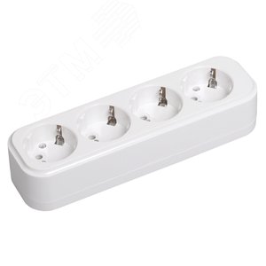 Колодка K04 4 места 2P+PE 16A CLASSIC - IEK (ИЭК)