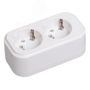 Колодка K02 2 места 2P+PE 16A CLASSIC - IEK (ИЭК)