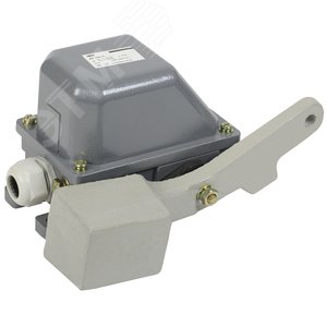Выключатель концевой КУ-703 У1, рычаг с грузом, 10А, IP44, 2 электрических цепи, без противовеса - IEK (ИЭК)