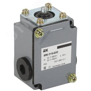 Выключатель концевой ВПК-2110-БУ2, толкатель, IP65 - IEK (ИЭК)