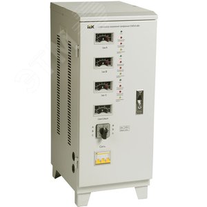 Стабилизатор напряжения 3ф 6кВА СНИ3-6кВА (IVS10-3-06000) - IEK (ИЭК)