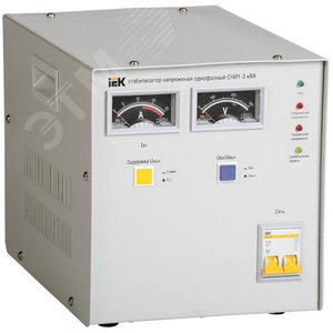Стабилизатор напряжения  однофазный 3 кВА СНИ1-3 кВА (IVS10-1-03000) - IEK (ИЭК)