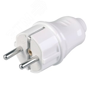 Евровилка прямая белая 16 А