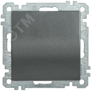 ВС10-1-0-Б Выключатель одноклавишный 10А BOLERO антрацит